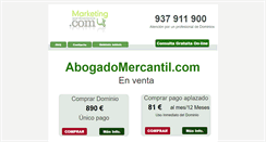 Desktop Screenshot of abogadomercantil.com