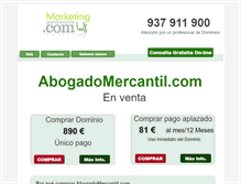 Tablet Screenshot of abogadomercantil.com